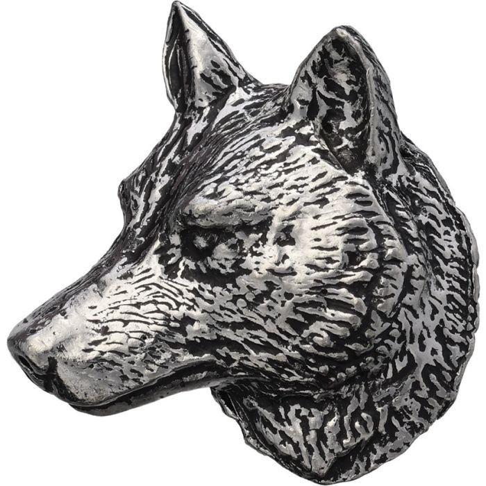 Wolf Head Pin