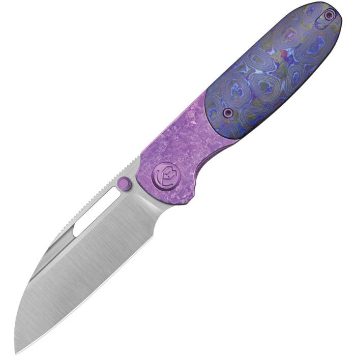 Icicle Framelock Zircuti Purpl