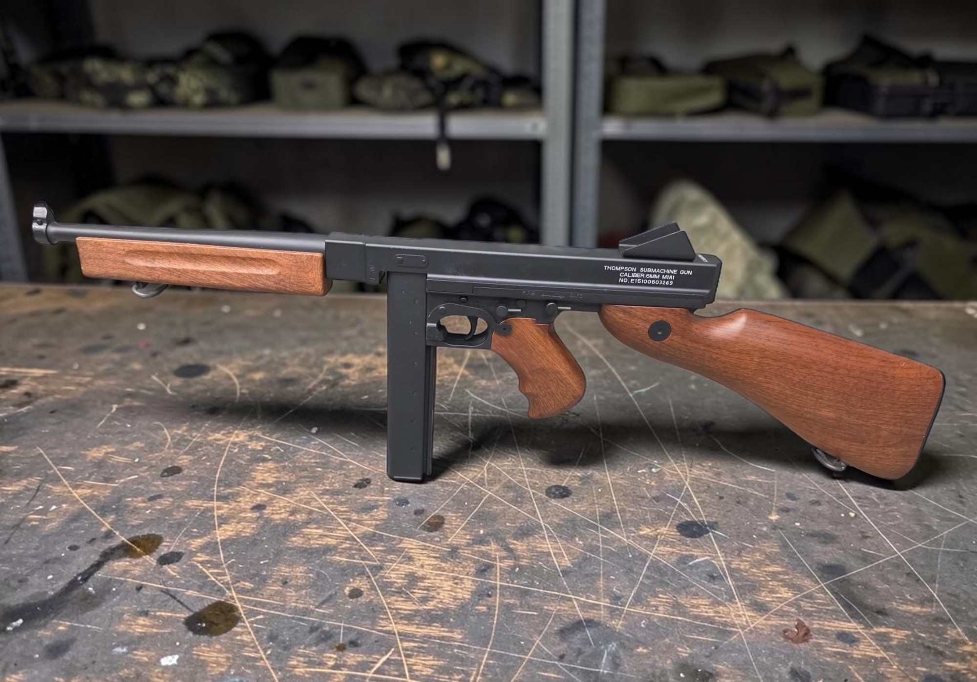 Auto Ordnance M1A1 Airsoft AEG Rifle - Package - USEDⓈ