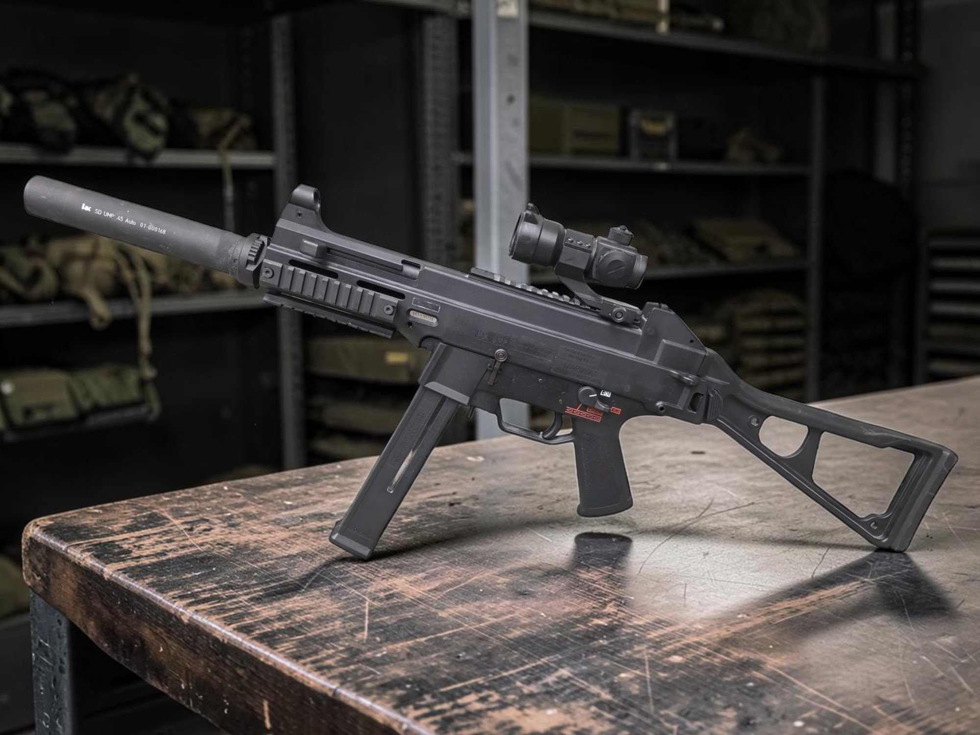 UMAREX x H&K UMP 45 Gas Blowback Airsoft SMG - Package - USEDⓈ