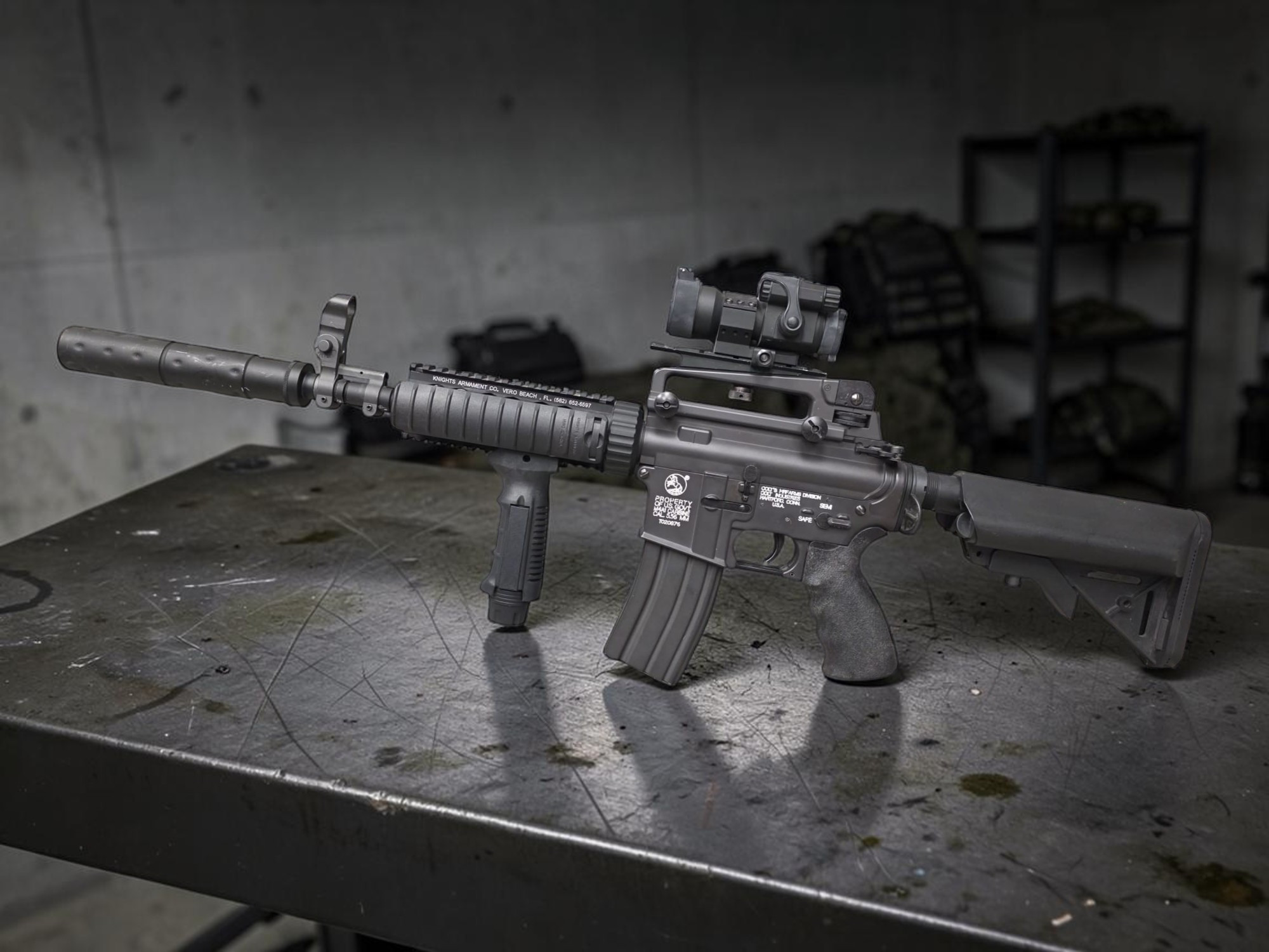 Tokyo Marui Based CQB M4 RIS Airsoft AEG Rifle - USEDⓈ