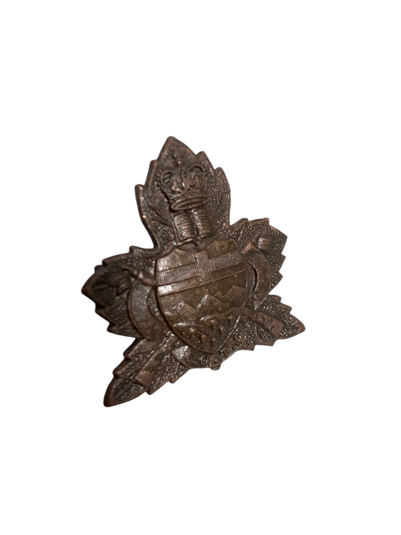 WW2 University Of Alberta COTC Cap Badge