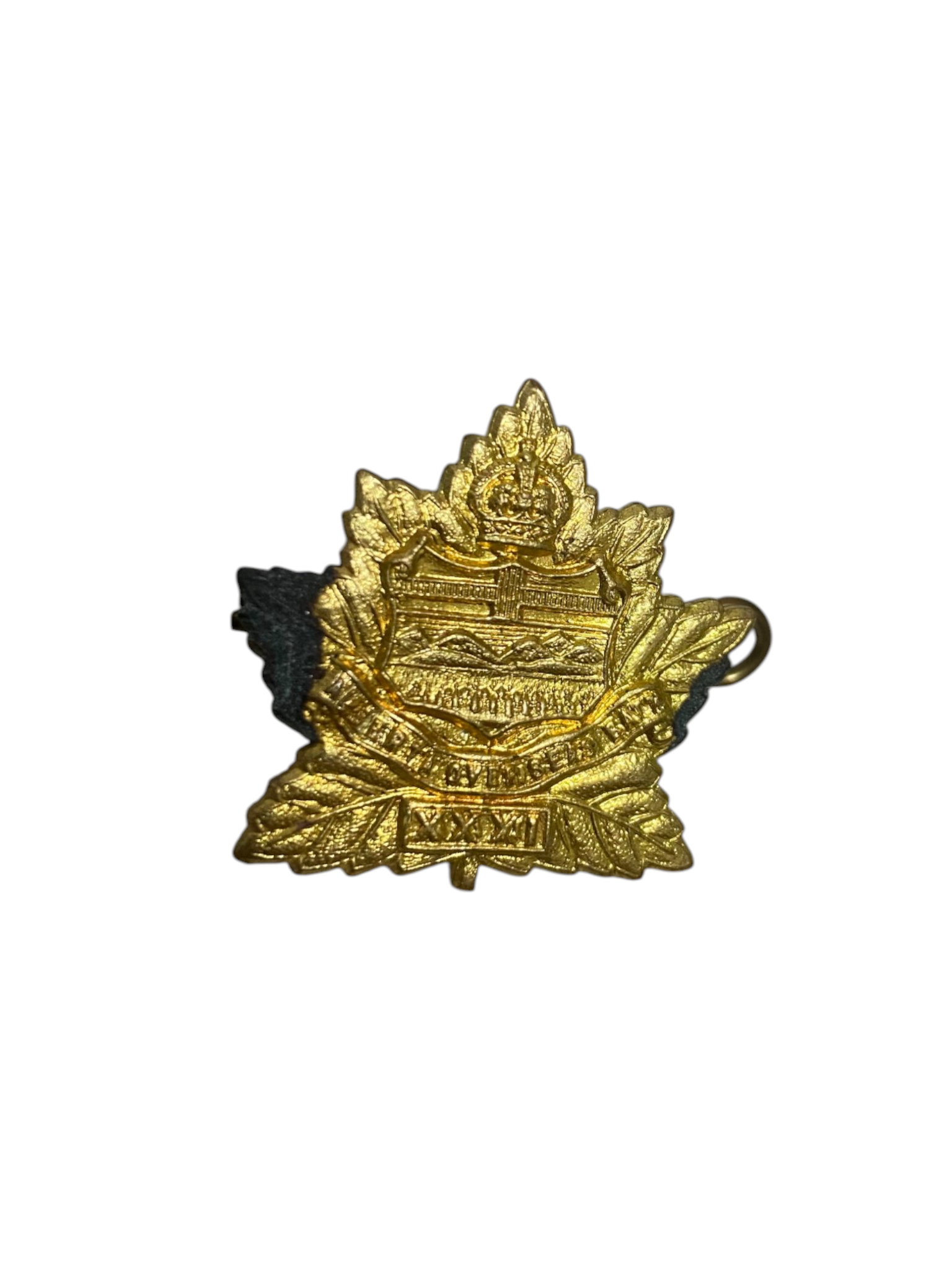 WW1 31st Calgary Alberta Overseas  Battalion Collar Badge