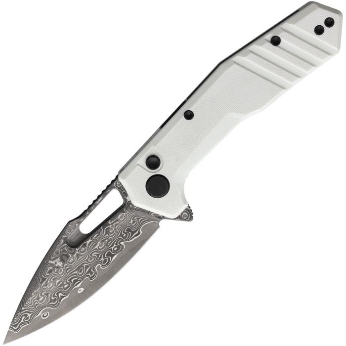 Rowdy Button Lock White