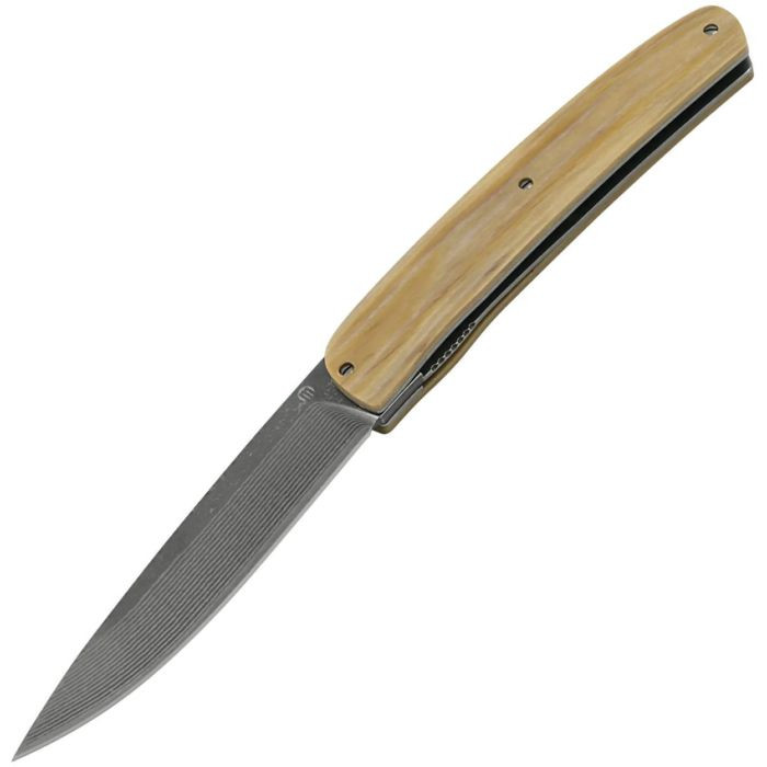 Gourmet Linerlock Damascus Whi