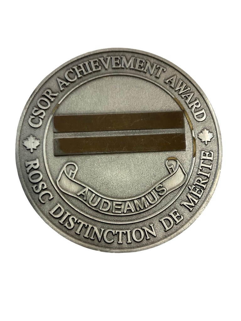 Canadian Afghanistan CSOR Achievement Award Challenge Coin