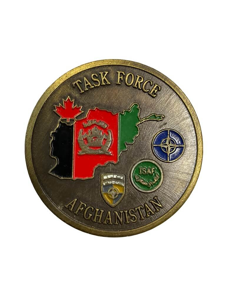 Canadian Afghanistan Task Force IJA Kaia Canada House Challenge Coin
