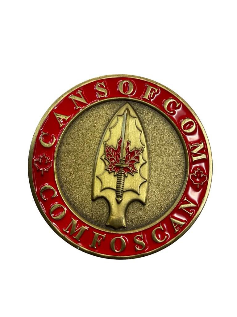 Canadian Afghanistan CANSOFCOM Special Operations Regiment Challenge Coin