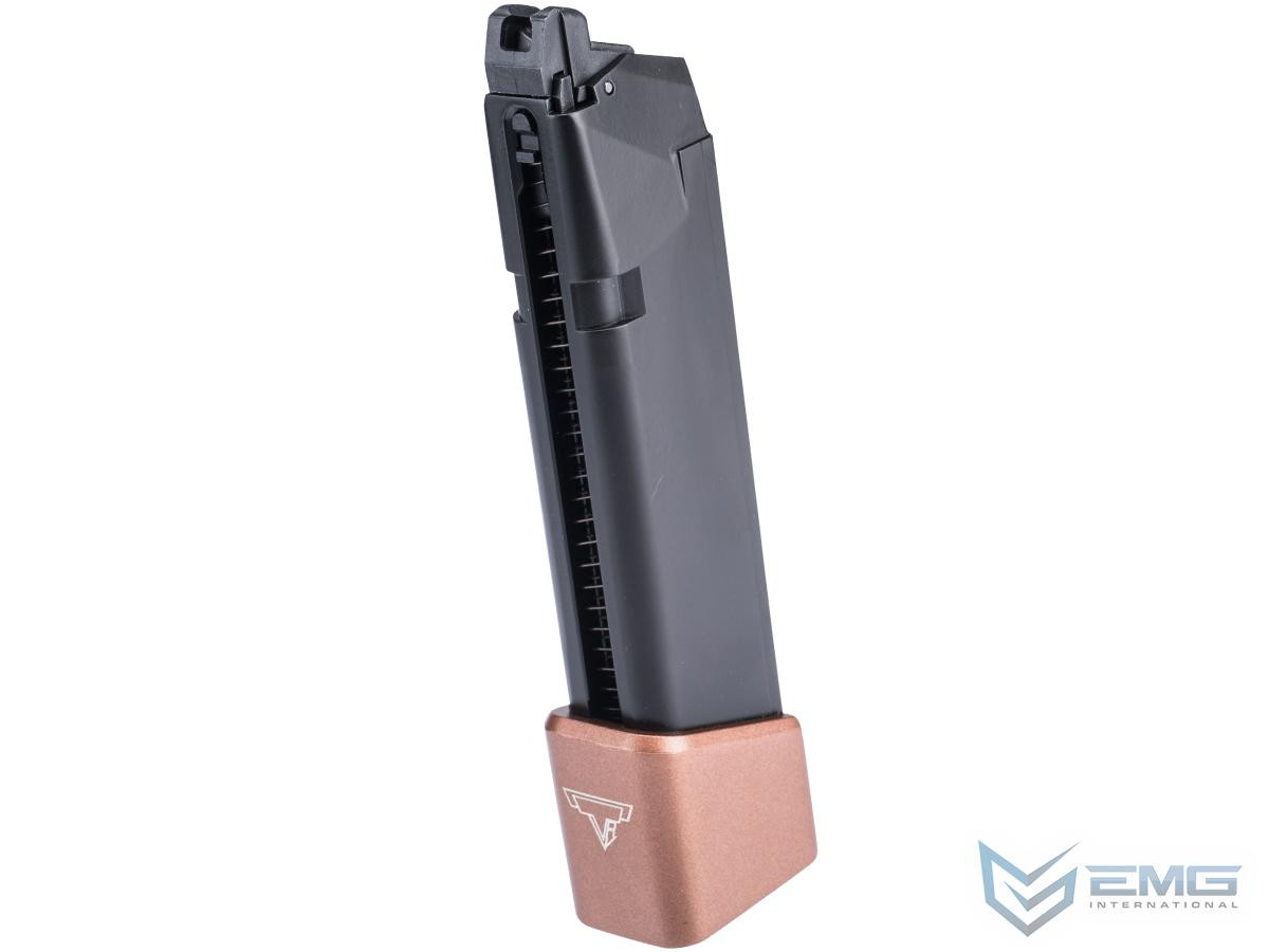 EMG x Taran Tactical Innovations 28 Round Magazine w/ Extended Base Plate for GLOCK Series Gas Blowback Airsoft Pistol