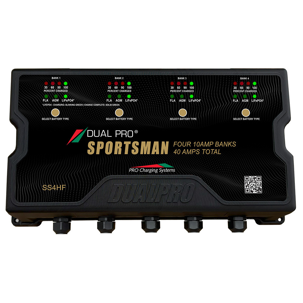 Dual Pro Sportsman HF (High Frequency) Battery Charger 40A - 4 Bank