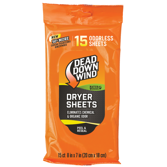 Dryer Sheets Natural Woods 15 Ct