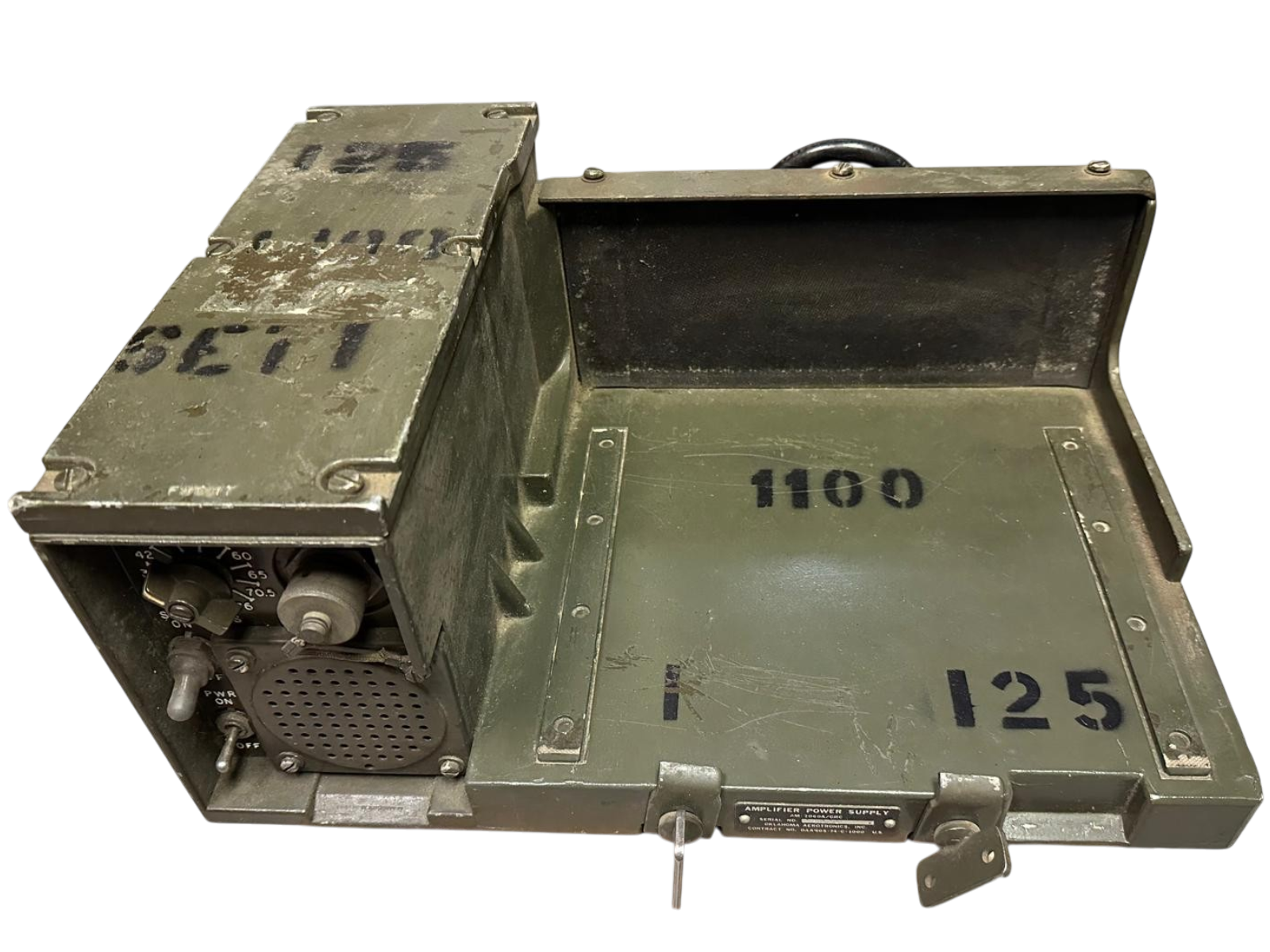 U.S. Armed Forces Amplifier Power Supply Vehicle Radio Mount