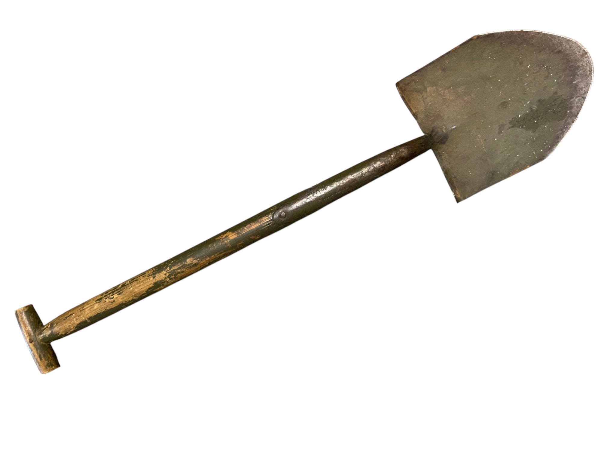 WW2 Canadian T-Handled Bulldog Made Shovel - Dated 1942