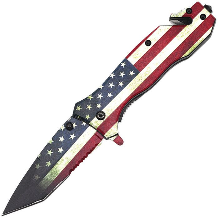 Rescue Linerlock A/O Flag USSF