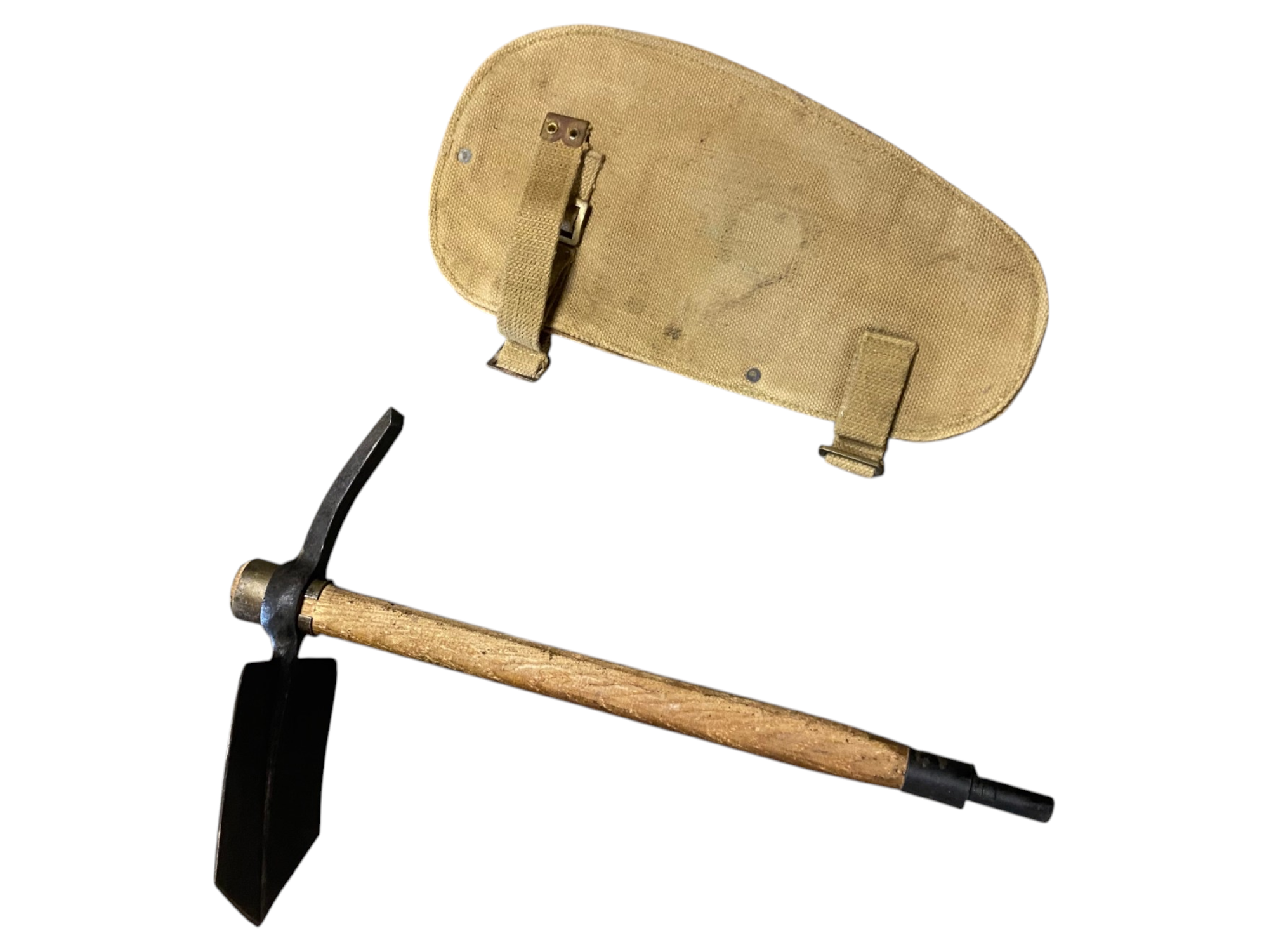 WW2 British Army Entrenching Tool W/ Pattern 37' Carrier