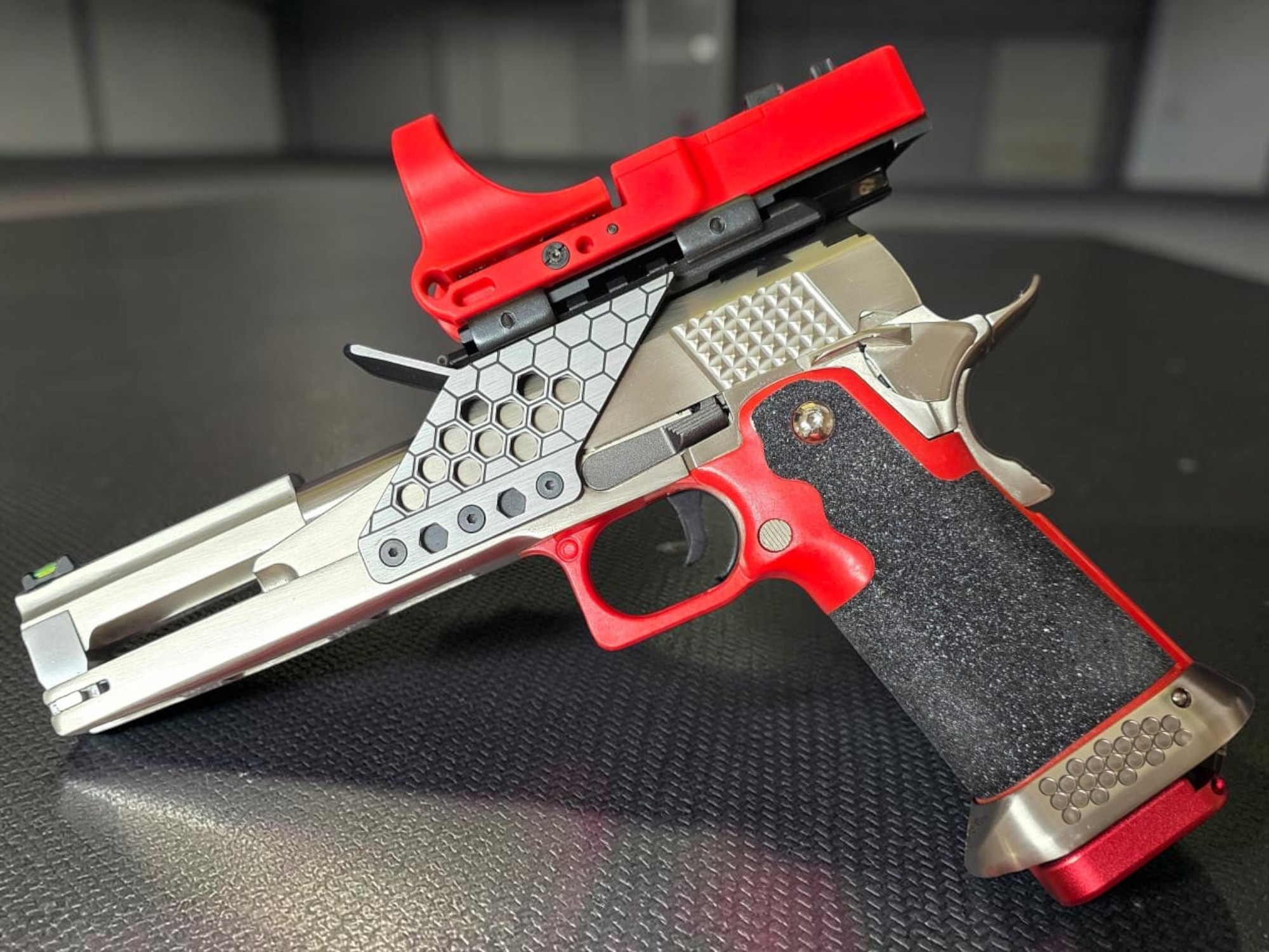 AW Custom HX22 "Gold Standard" IPSC Airsoft Pistol - Package - USEDⓈ