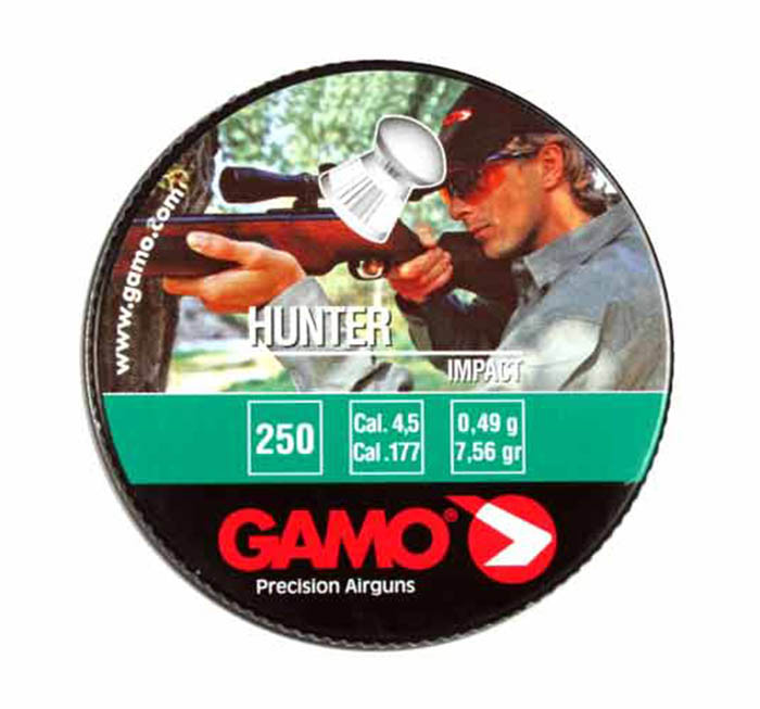 Gamo Hunter .177 Cal, 7.56 Grains Domed - 250ct
