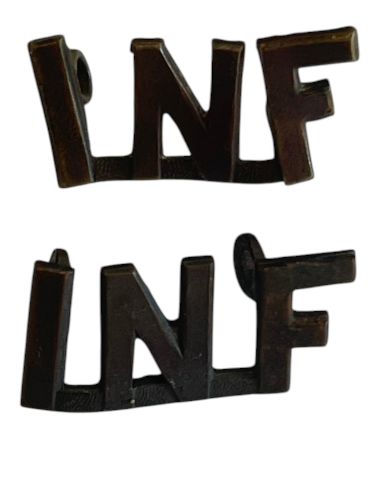 WW1 Canadian Expeditionary Force (CEF) INF Shoulder titles Birks 1916