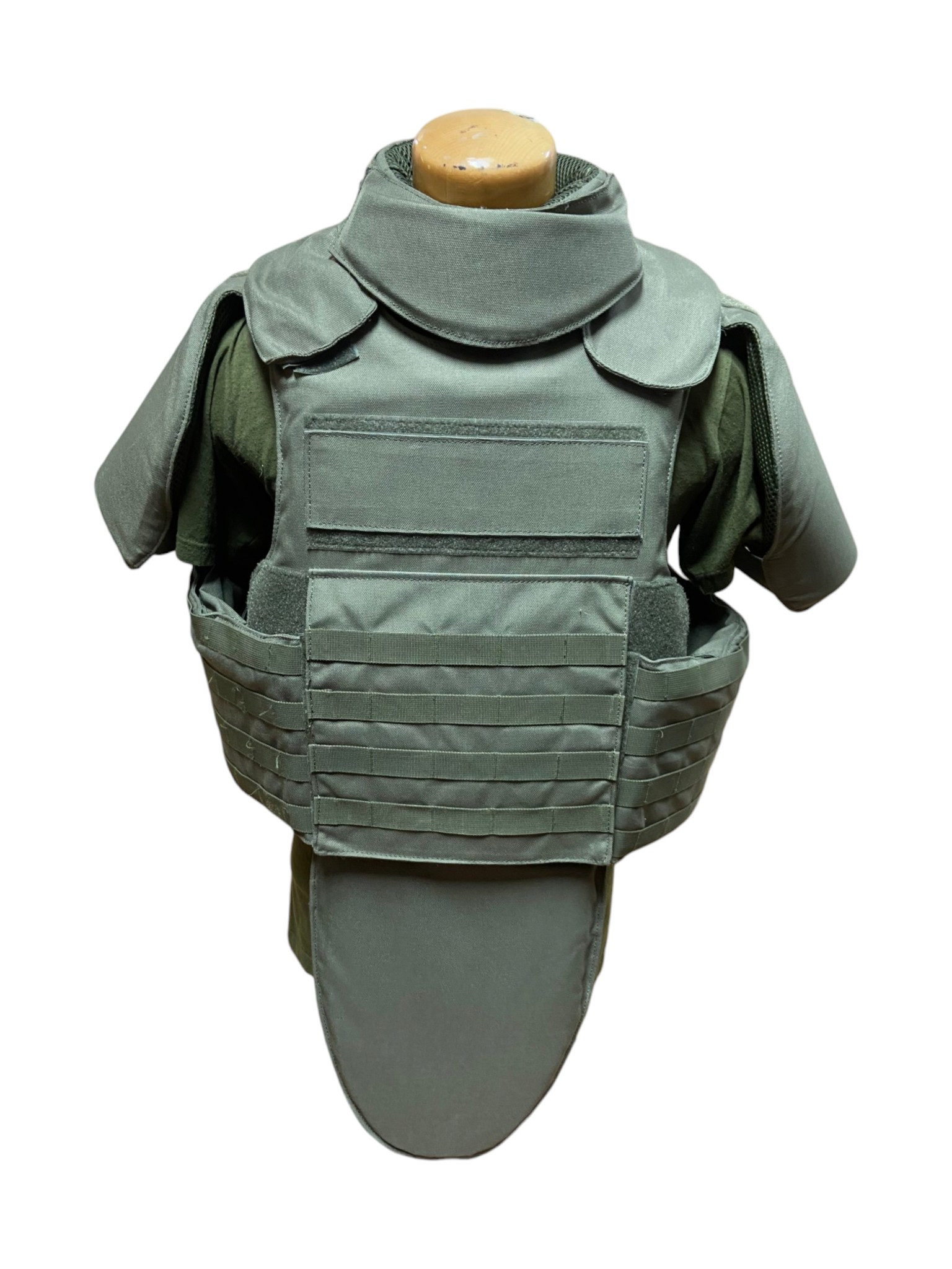 Strike Face Molle Armor Vest W/ Soft Ballistic Inserts & Ballistic Plates - Large