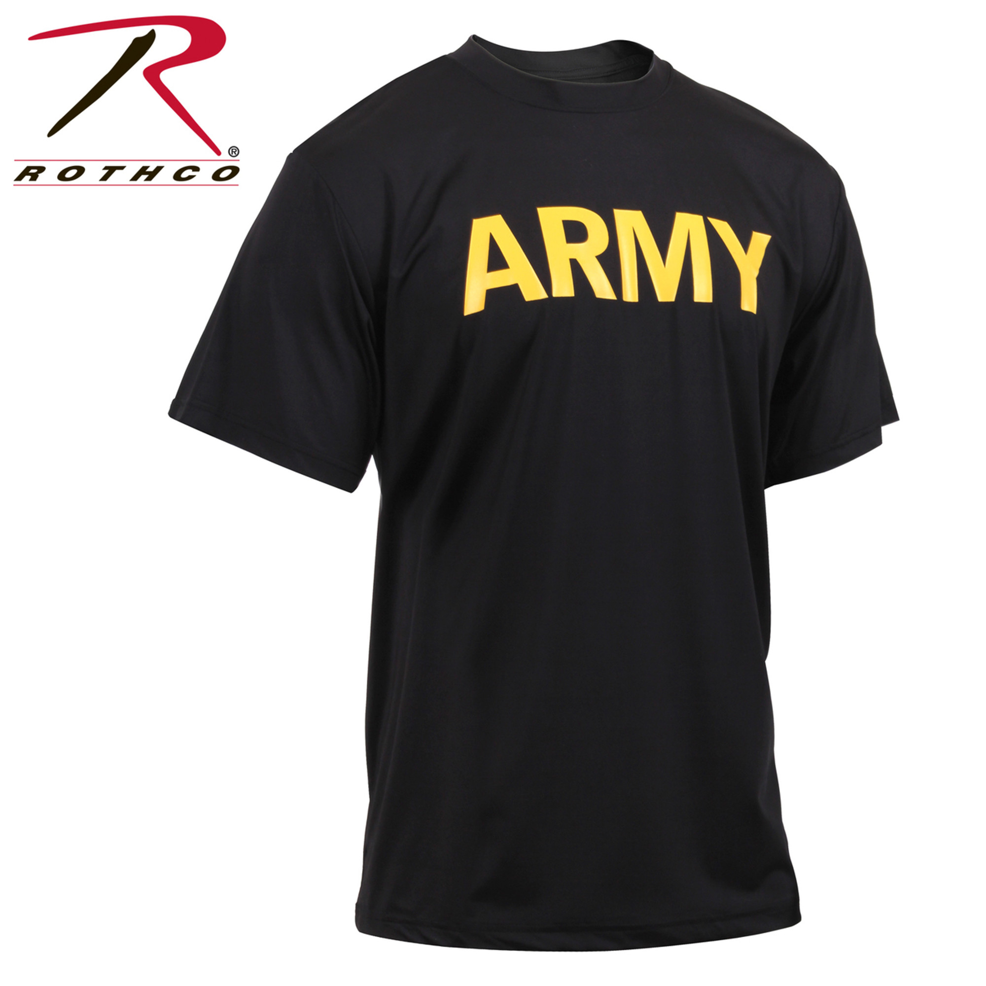 Rothco Army Physical Training Shirt - Black