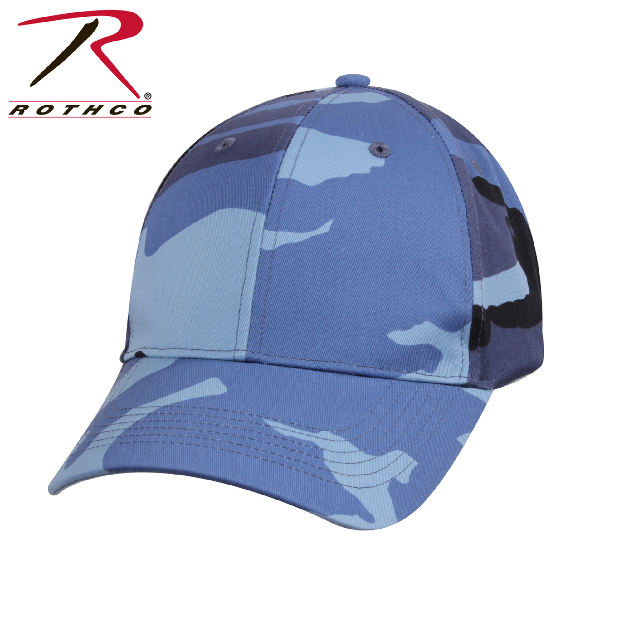 Rothco Color Camo Supreme Low Profile Cap - Sky Blue Camo