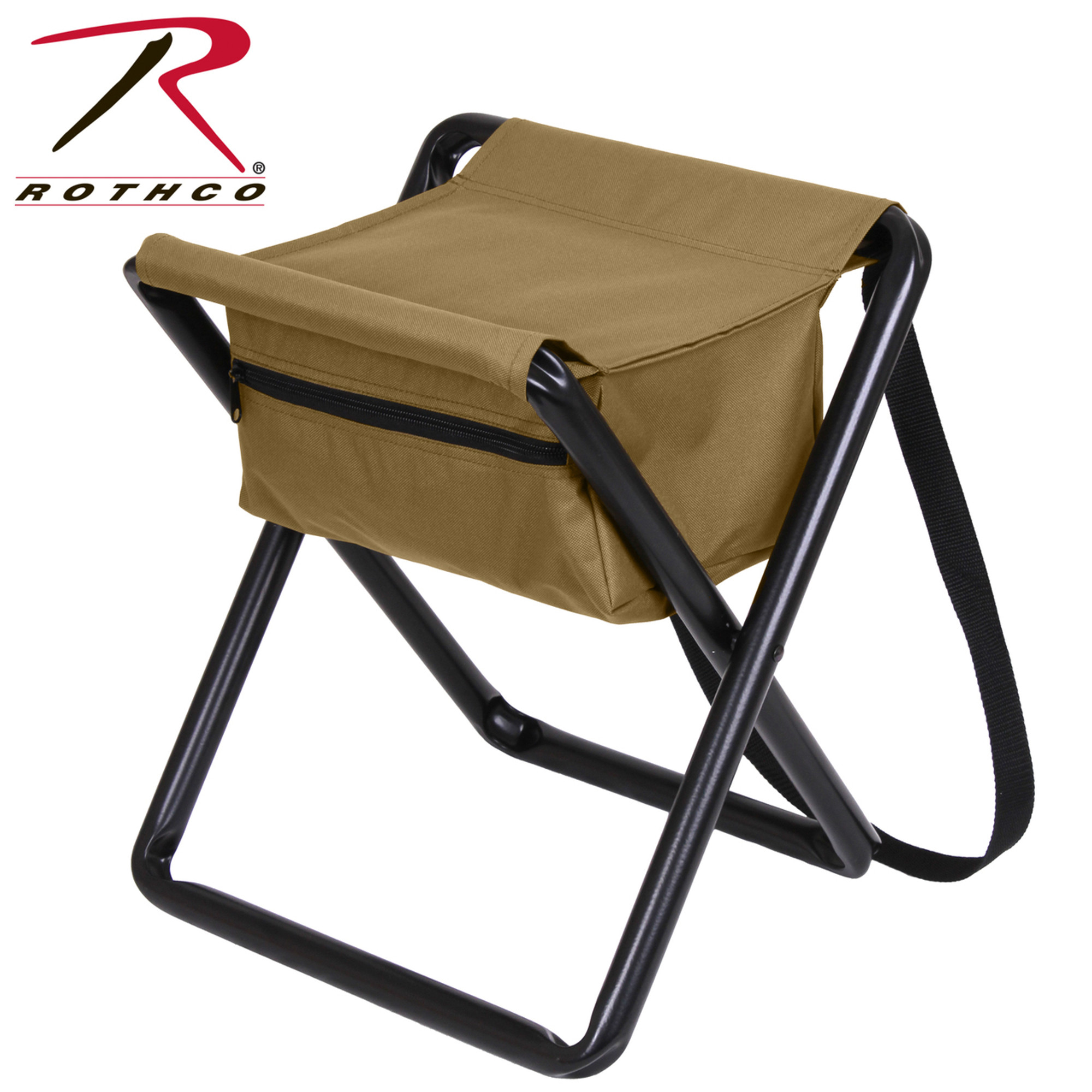 Rothco Deluxe Stool With Pouch - Coyote Brown