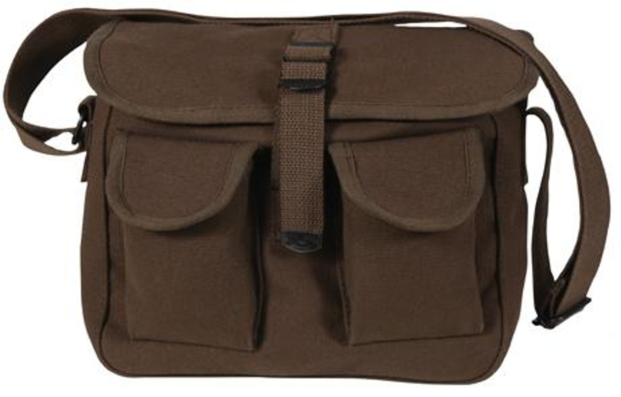 Rothco Canvas Ammo Shoulder Bag - Brown