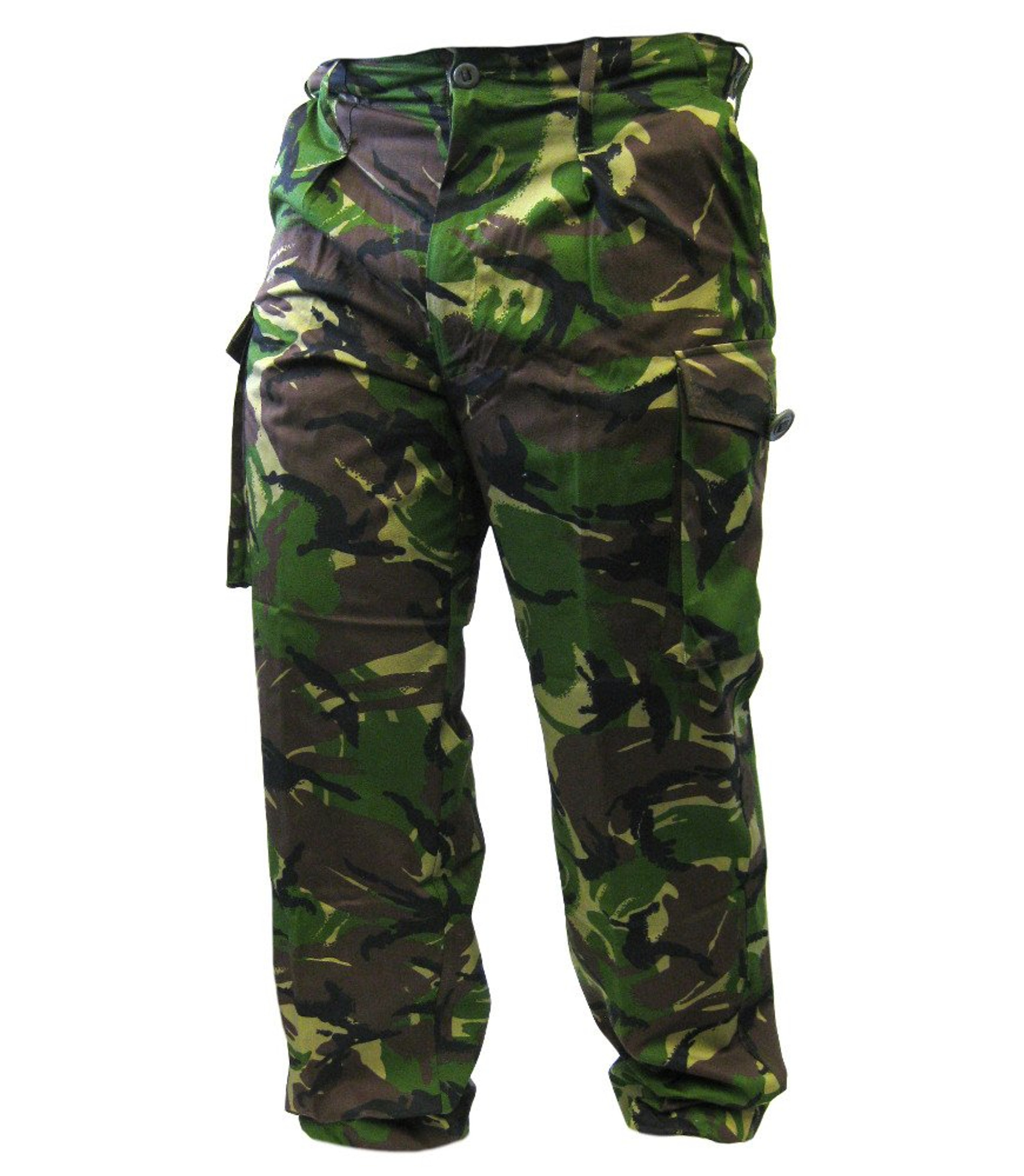 Kids DPM Army Style Camo Combat Trousers