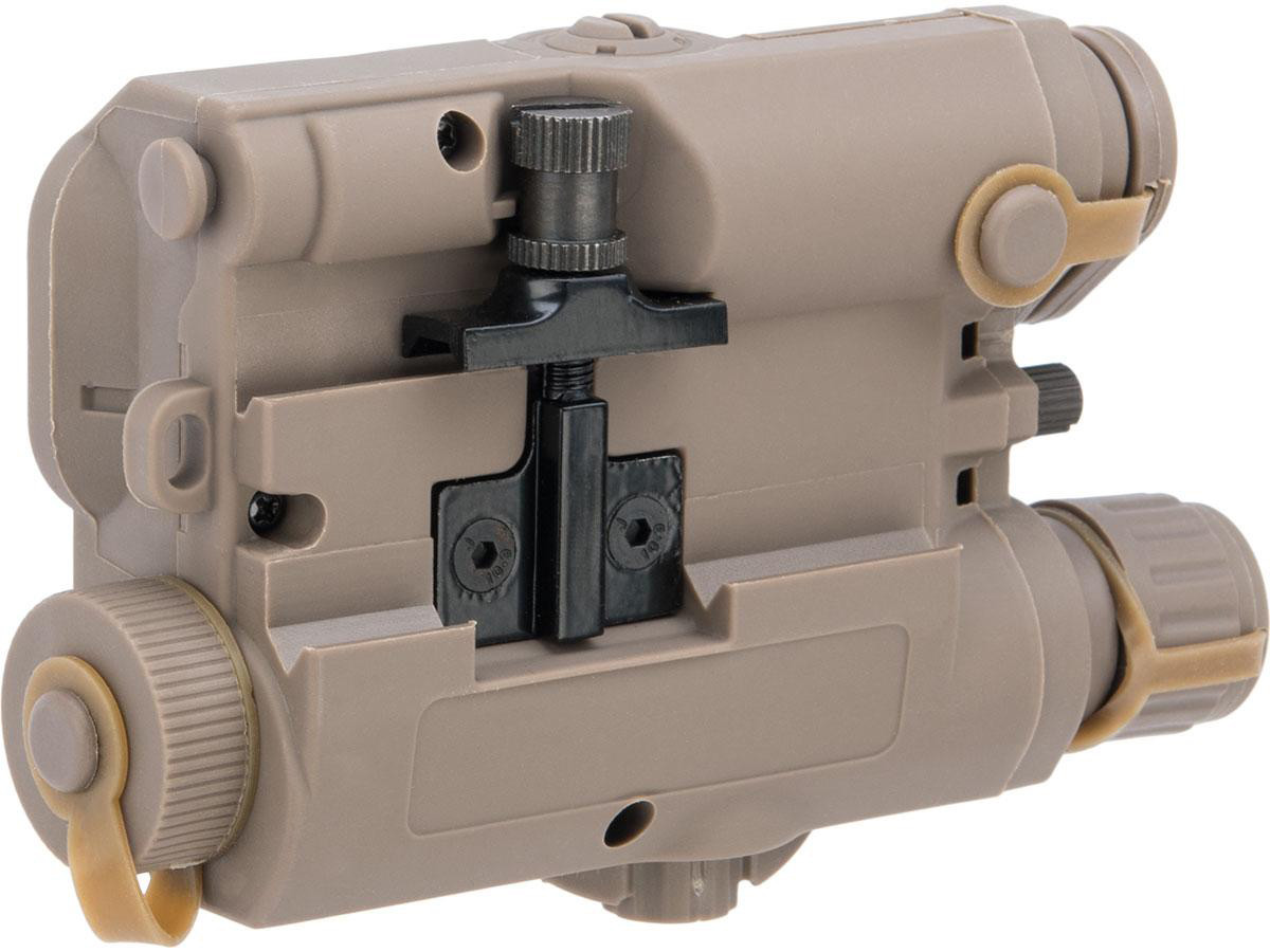 Matrix Airsoft PEQ15 Battery Box w/ Laser System Red Laser Hero Outdoors