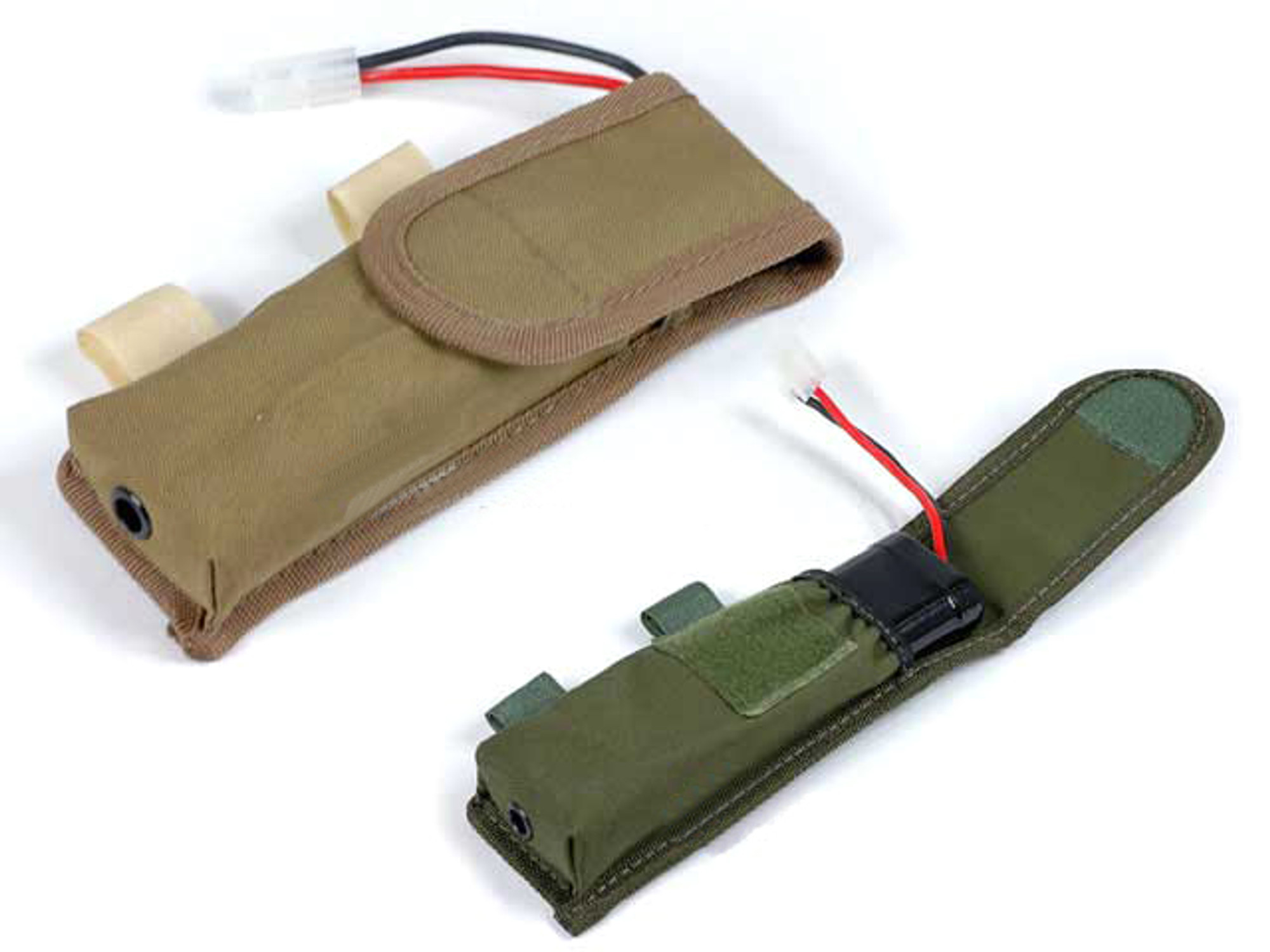 Matrix Tactical External Battery Pouch for Airsoft AEG (Tan)