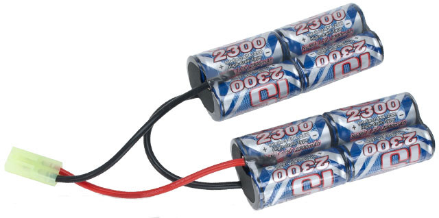 Intellect 9.6V 2300mAh Ni-MH Custom Type (PEQ Box) Battery