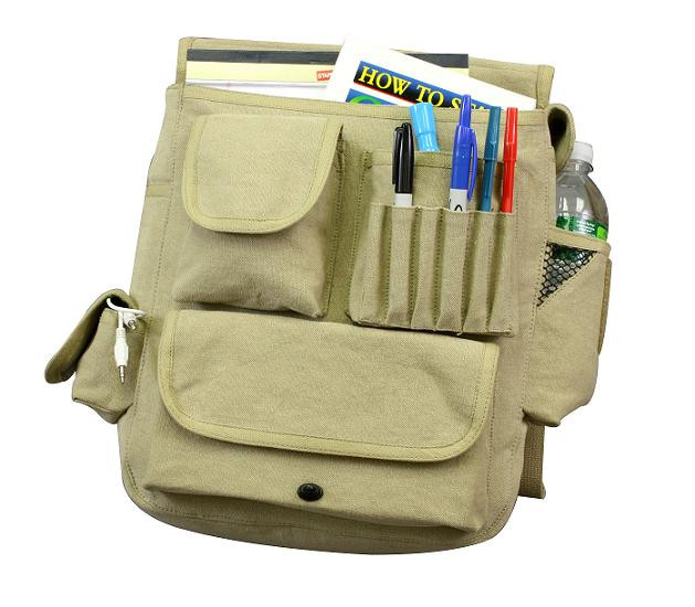 Rothco Canvas M-51 Engineers Field Bag - Khaki