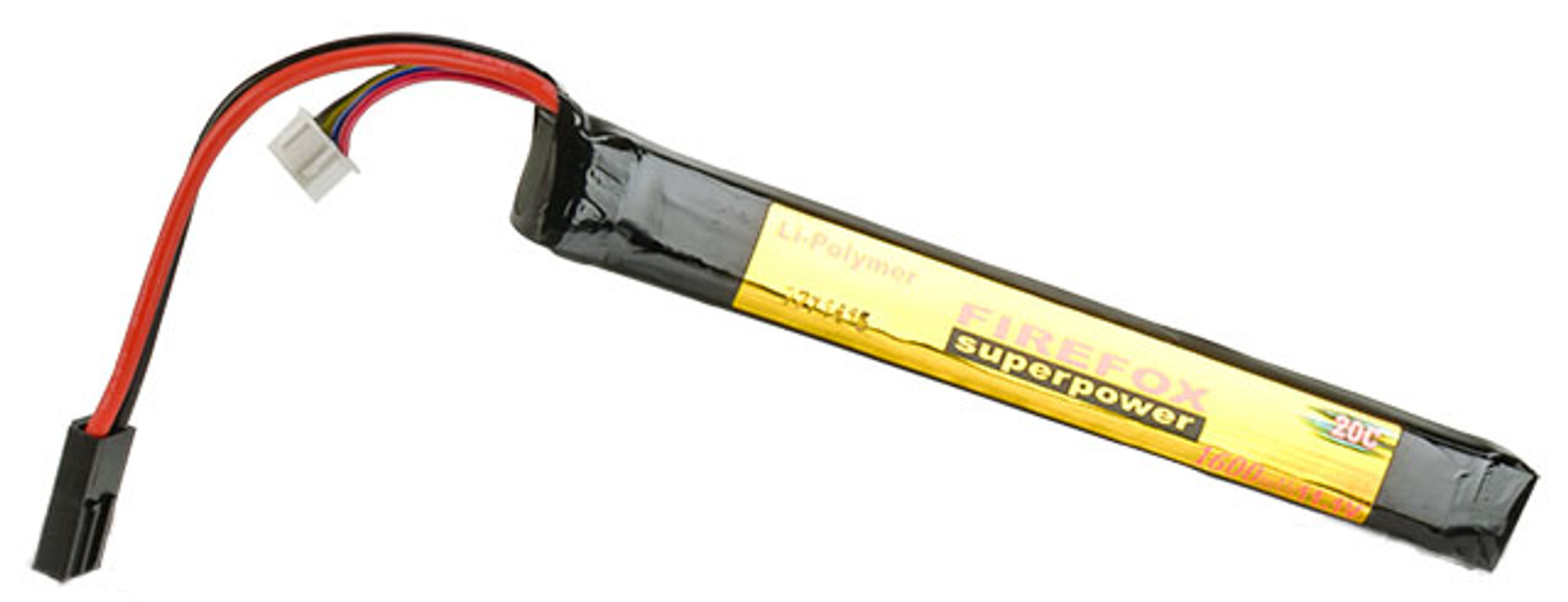 Matrix 11.1V 1600mah 20C High Performance Stick Type Li-Poly Battery - Mini Tamiya Connector