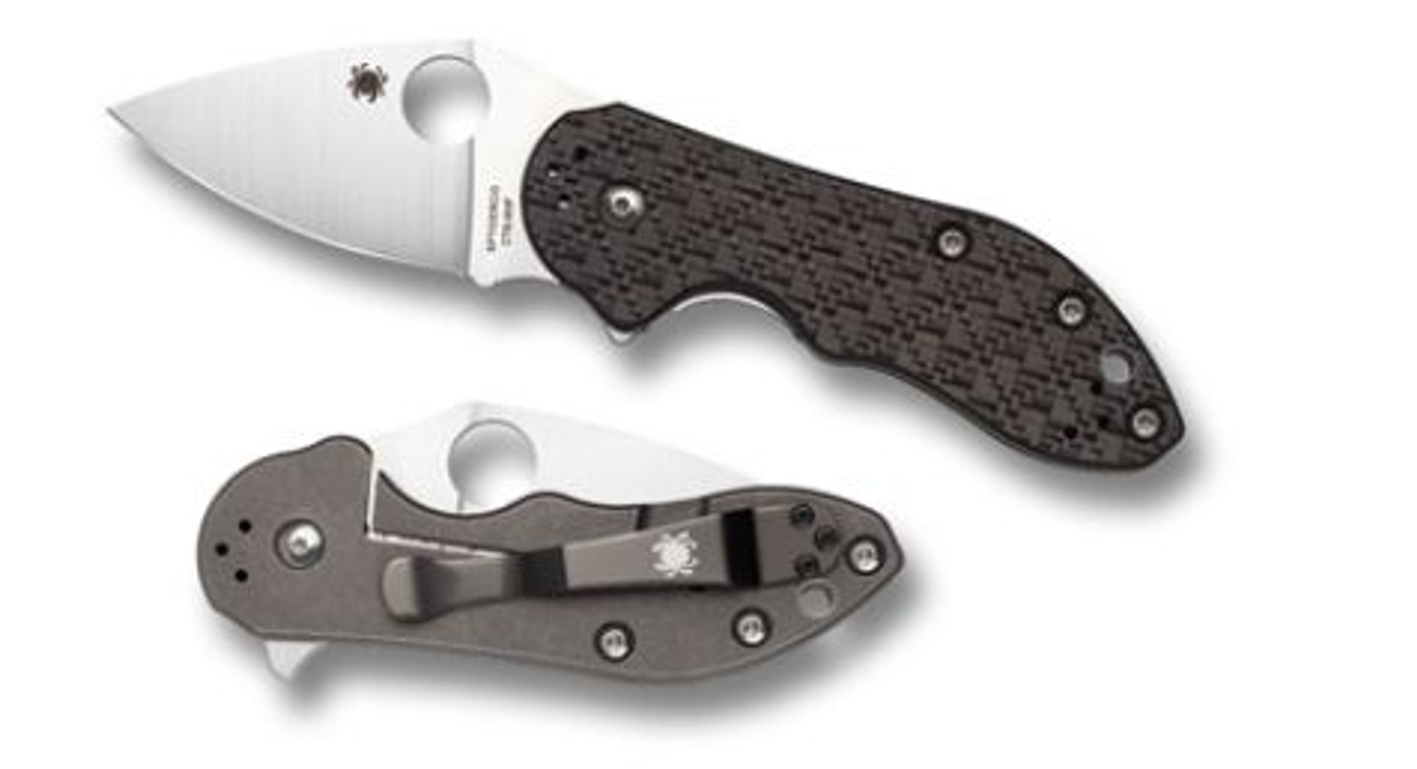 Spyderco Dice C182CFTIP Carbon Fiber/Titanium Handle