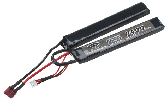 Matrix High Performance 7.4V 20C / Burst 40C 2500mAh Nunchuck Li-Po Battery