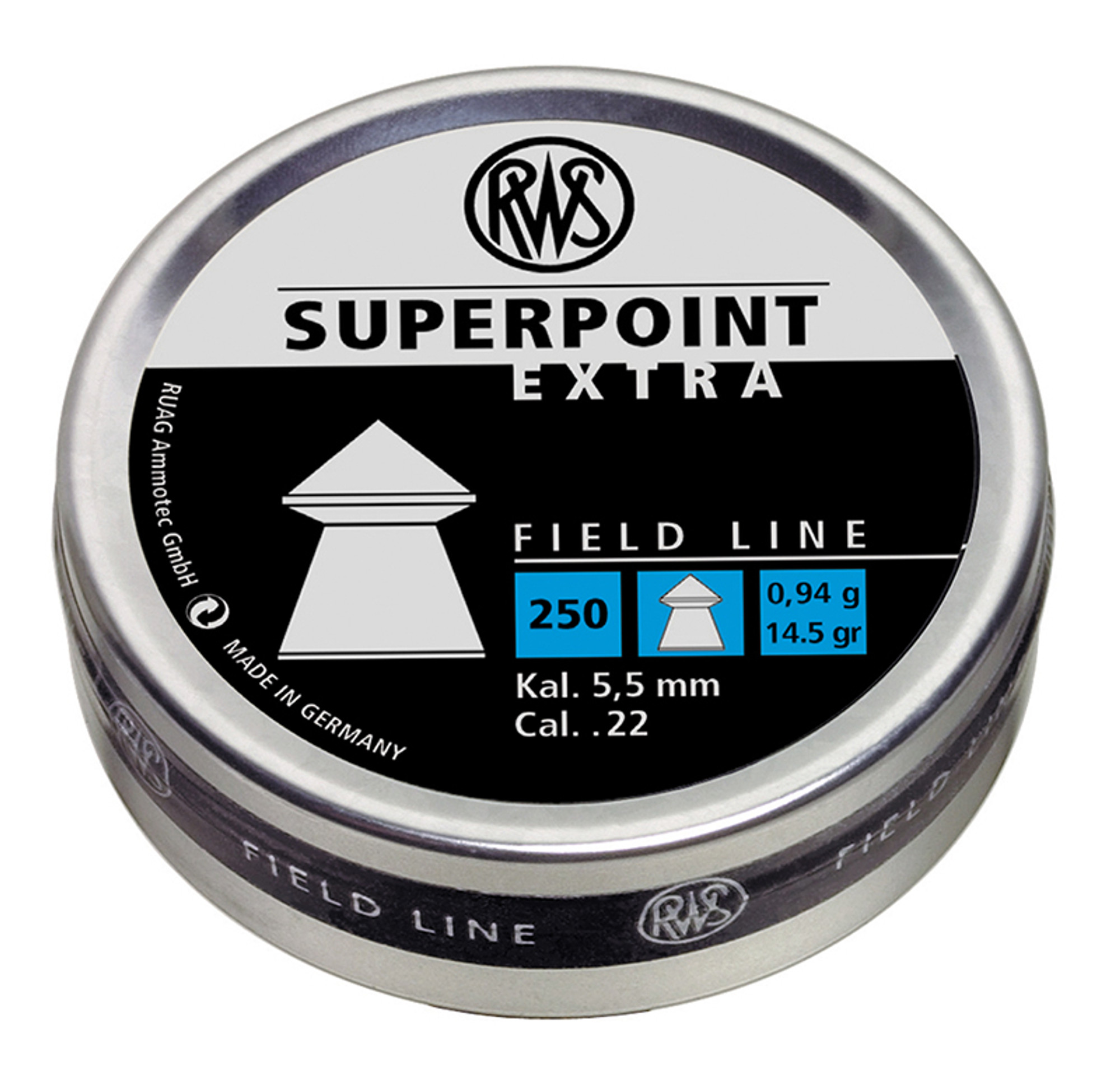 RWS .22 Superpoint Pellets - 250 Count