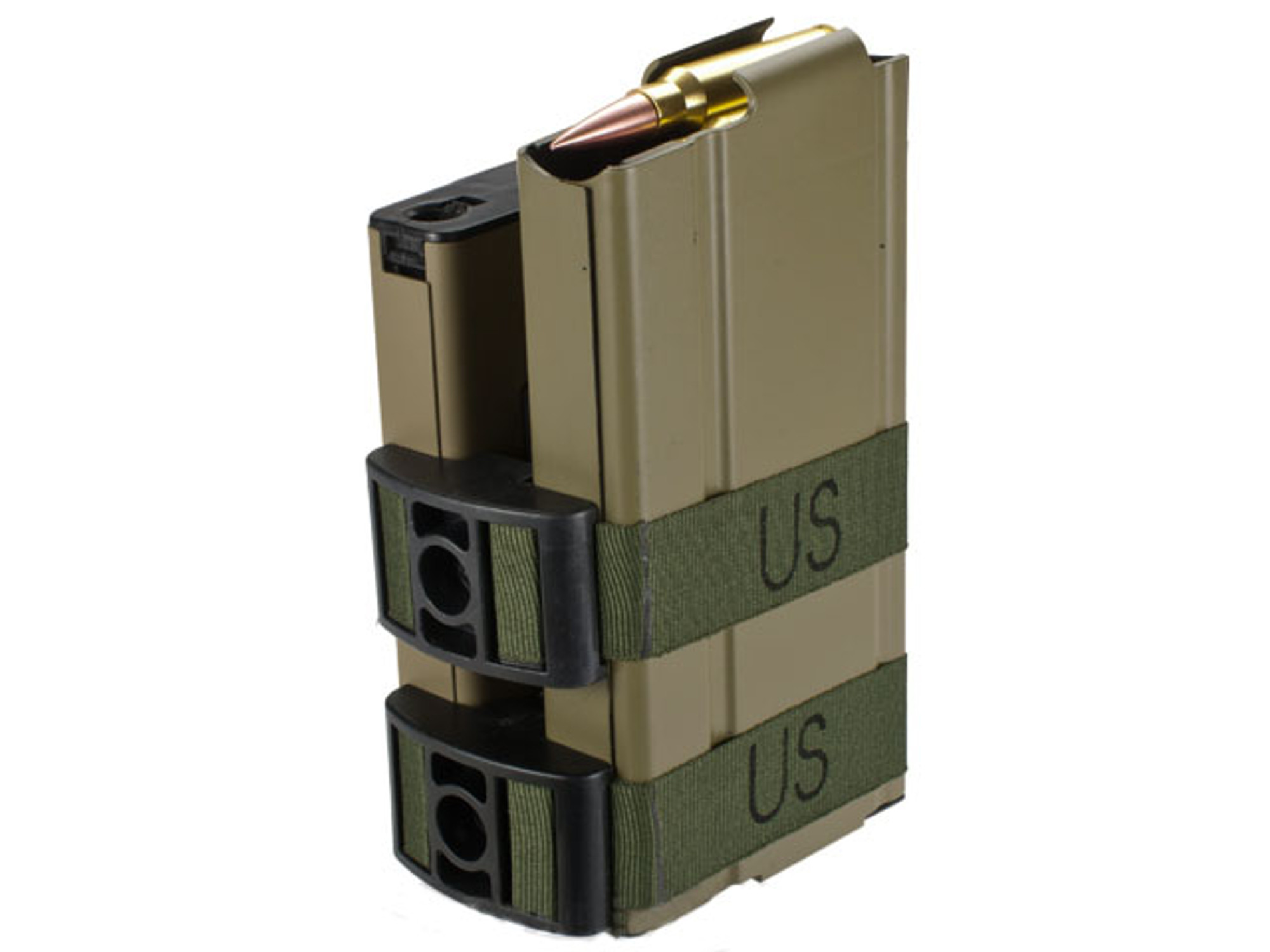 Matrix 750rd Electric Double Magazine for M14 Series Airsoft AEG Rifles - Tan