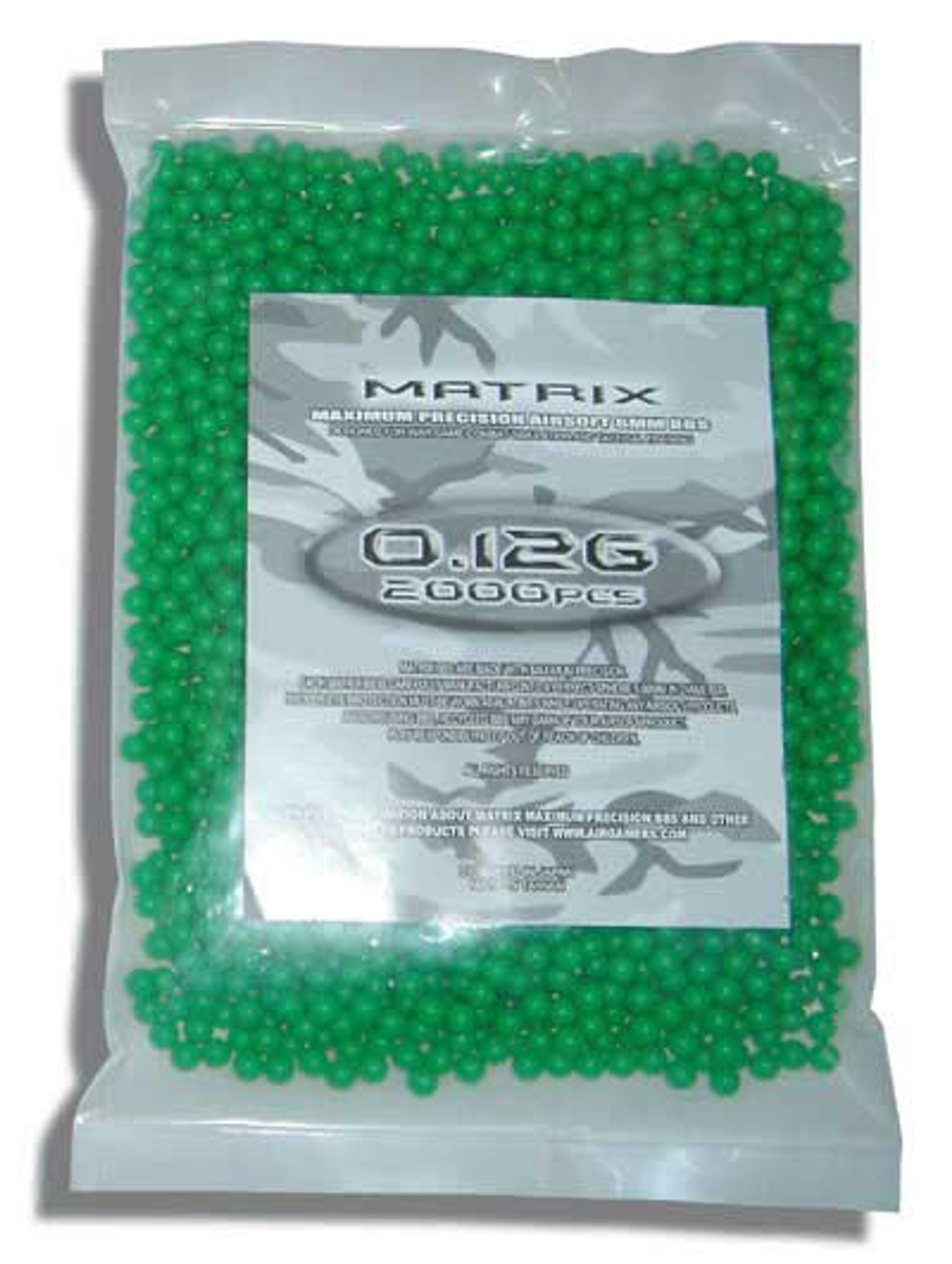 Matrix 0.12g Match Grade 6mm Airsoft BB - 2,000