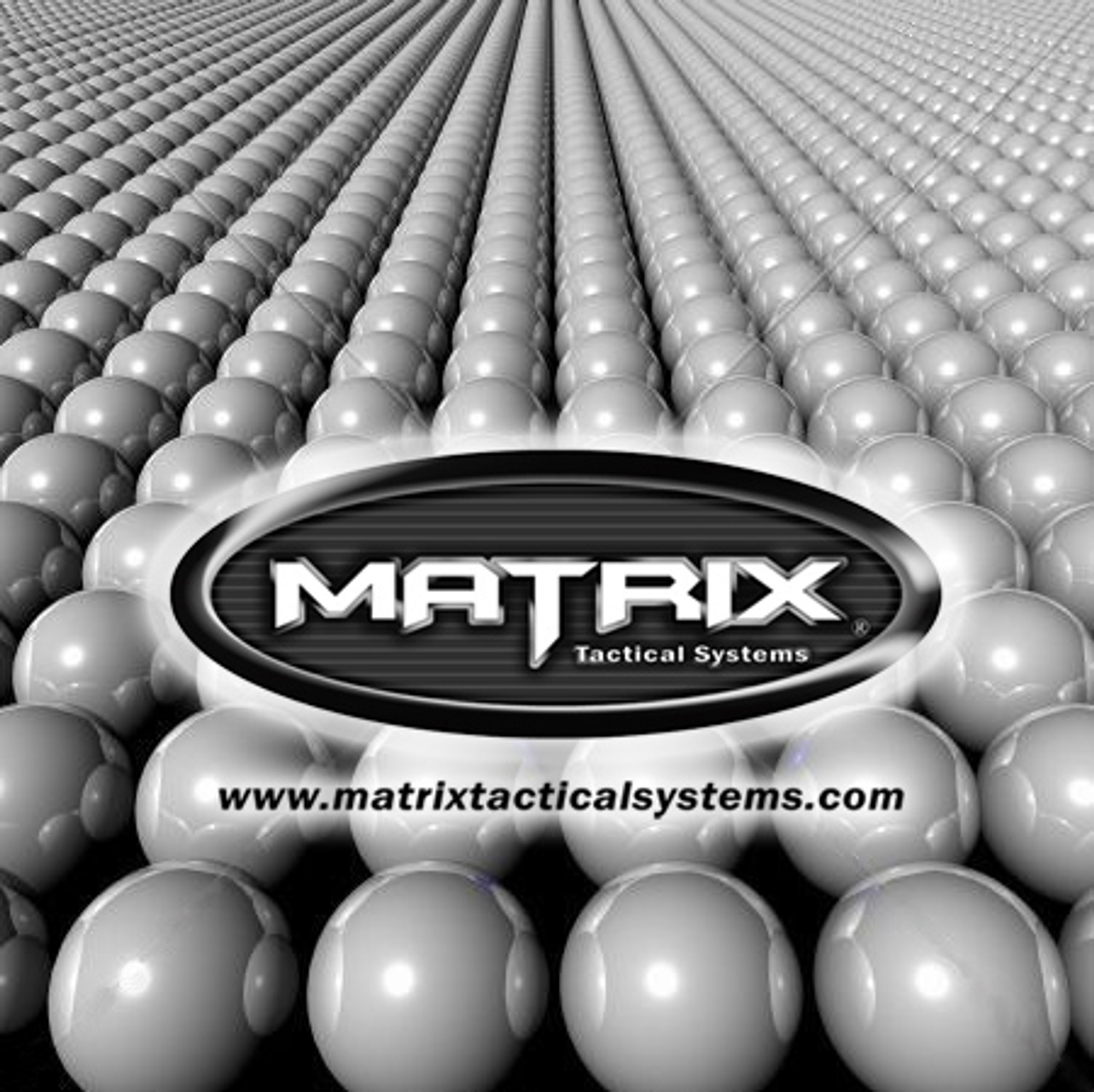 Matrix 0.20g Match Grade 6mm Airsoft BB - 1000/ Black