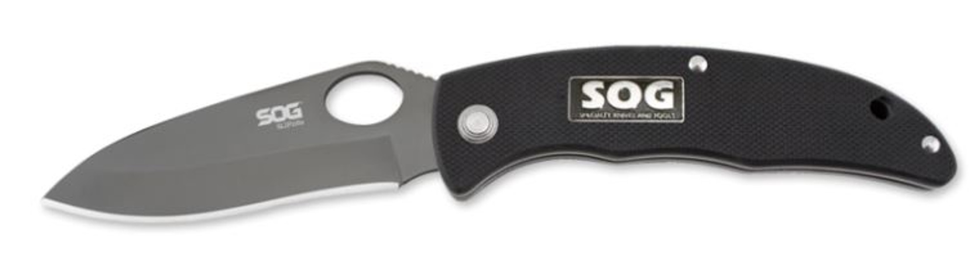 SOG SP53 SlipZilla Black Slip Joint w/G-10 Handle