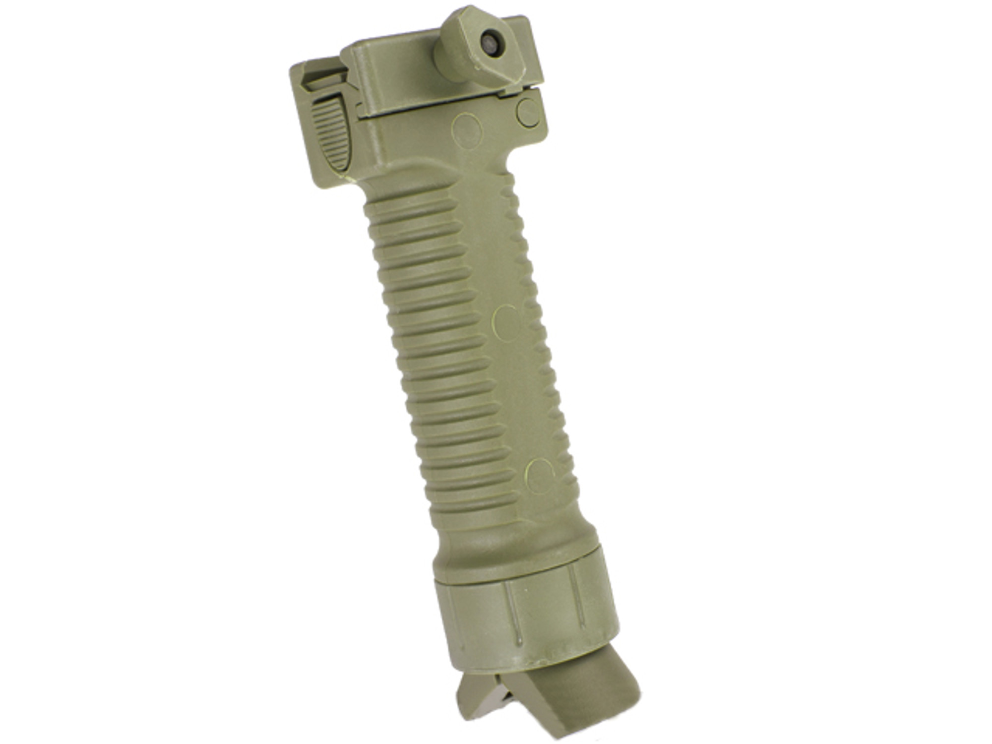 Scar Type Vertical Support Tactical Bi-pod Grip for Airsoft AEG - Green