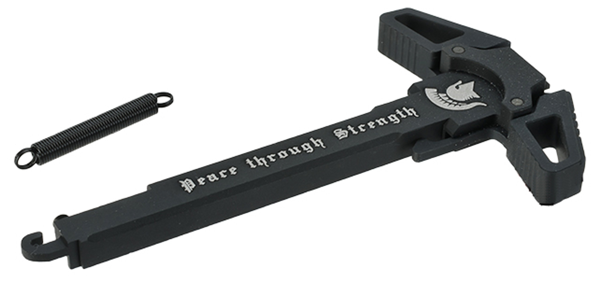 Angel Custom Call Of Duty Charging Handle for AR-15 M4 M16 Airsoft AEG Rifles - Peace Through Strength