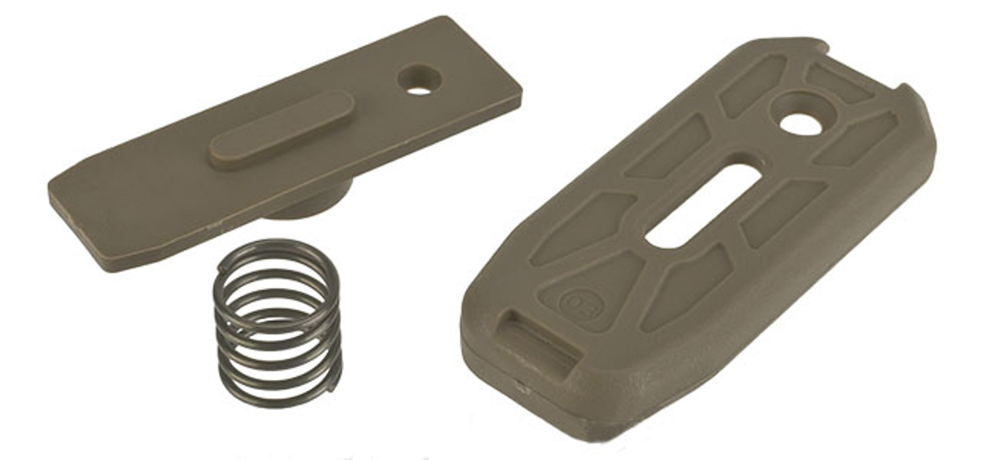 WE-Tech Replacement Magazine Plate for MSK  M4  M16 Series Airsoft GBB Rifles - Part# 137  138  139 (Tan)