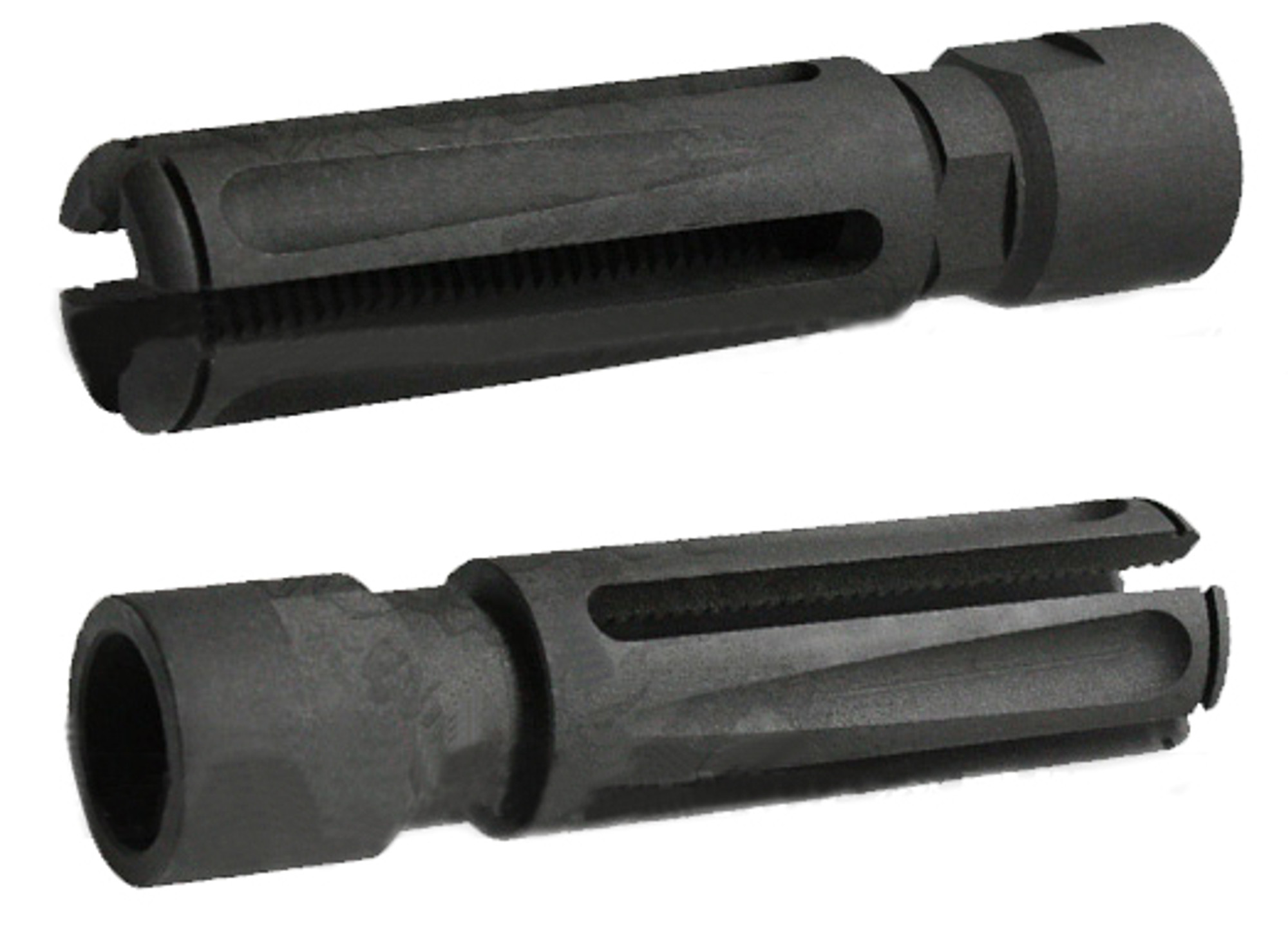 Airsoft Heavy Gunner Type Steel Flashhider for Airsoft AEG (14mm-  Negative  Counter-Clockwise)