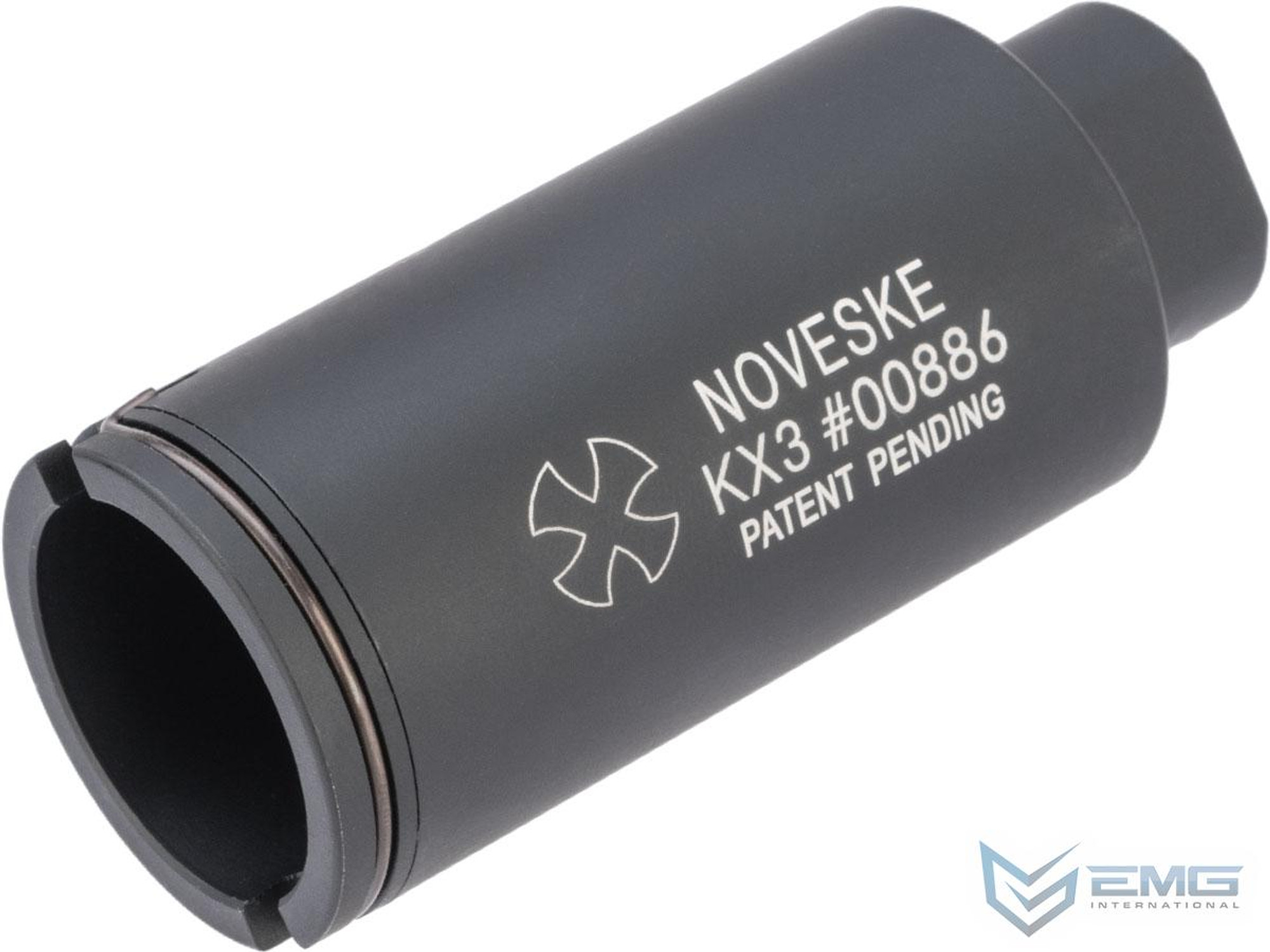 EMG Noveske KX3 Adjustable Sound Amplifier Flashhider (Color: Black / 14mm Negative)