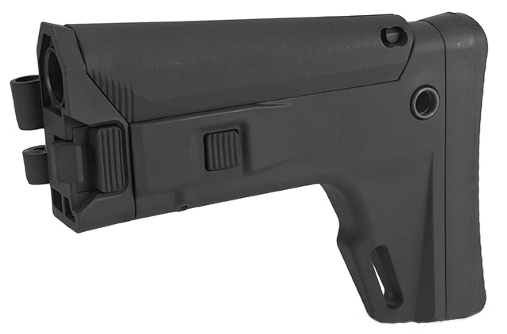 WE-Tech Replacement Ret. Stock for MSK Series Airsoft GBB Rifles - Part# 106-119 (Black)