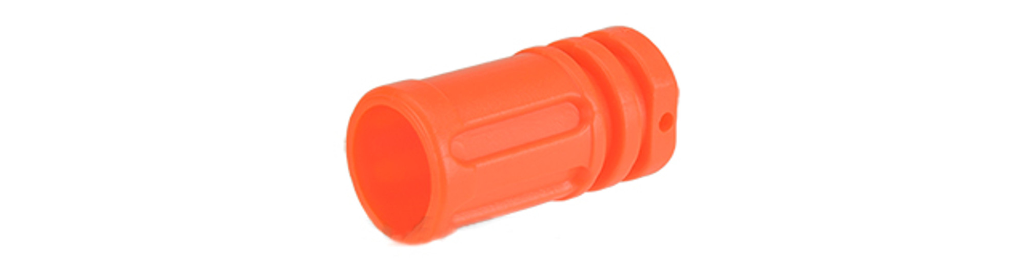 Orange Plastic Flashhider for CQB Style M4 AEGs (Positive)