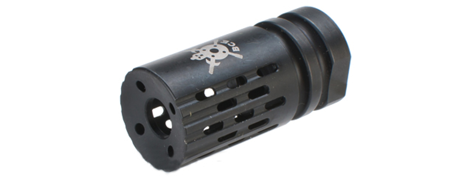 PTS Battle Comp 2.0 SCV Black Oxide Airsoft Flash Hider - 14mm Positive