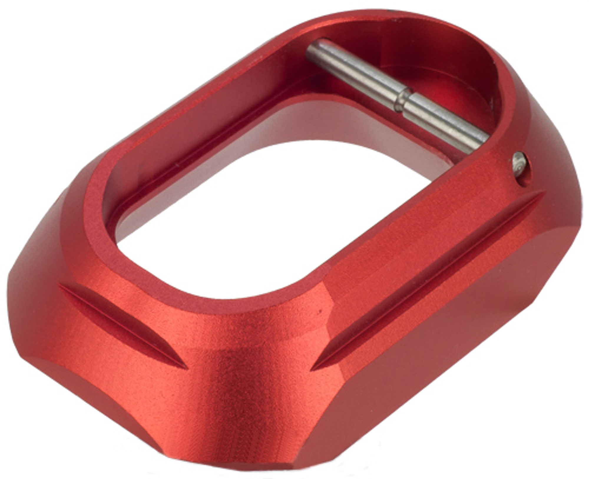 5KU IPSC XL CNC Mag Well for TM / WE / KJW Hi-CAPA Series GBB Pistols - Red