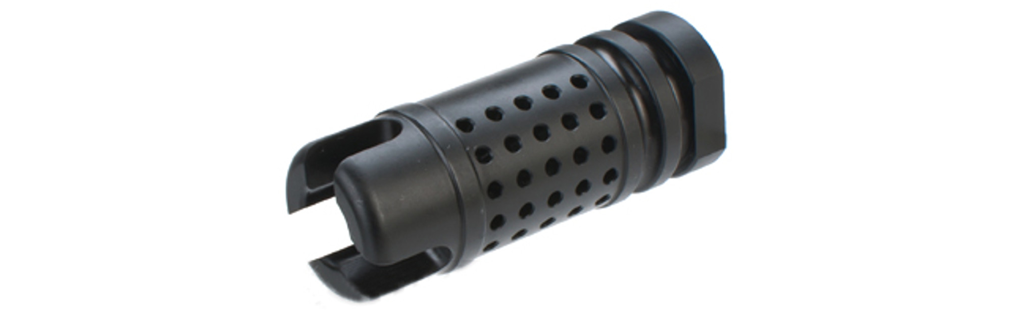 PTS M4SDII Airsoft Flash Compensator - 14mm Negative